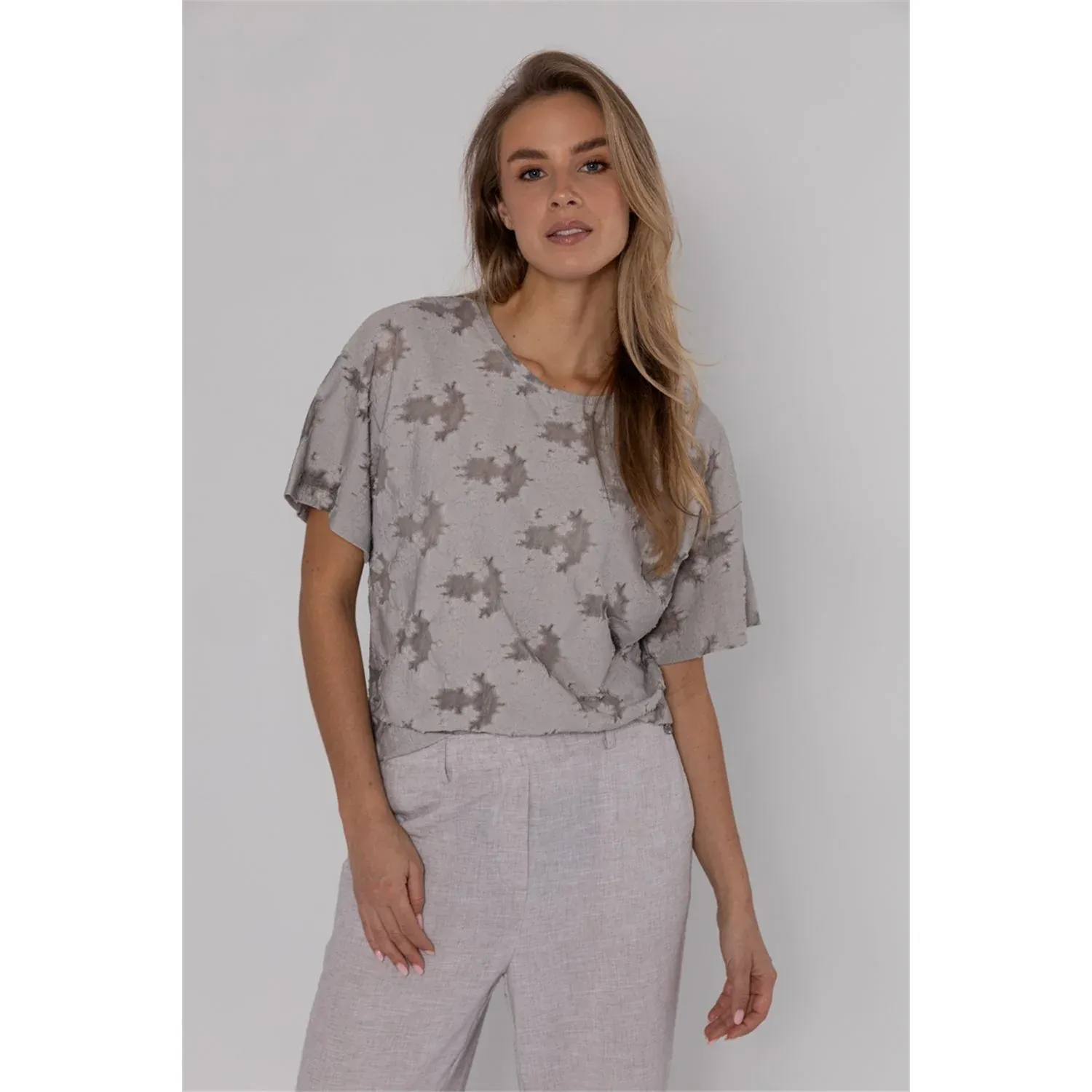 Poools T-shirt ausbrenner print