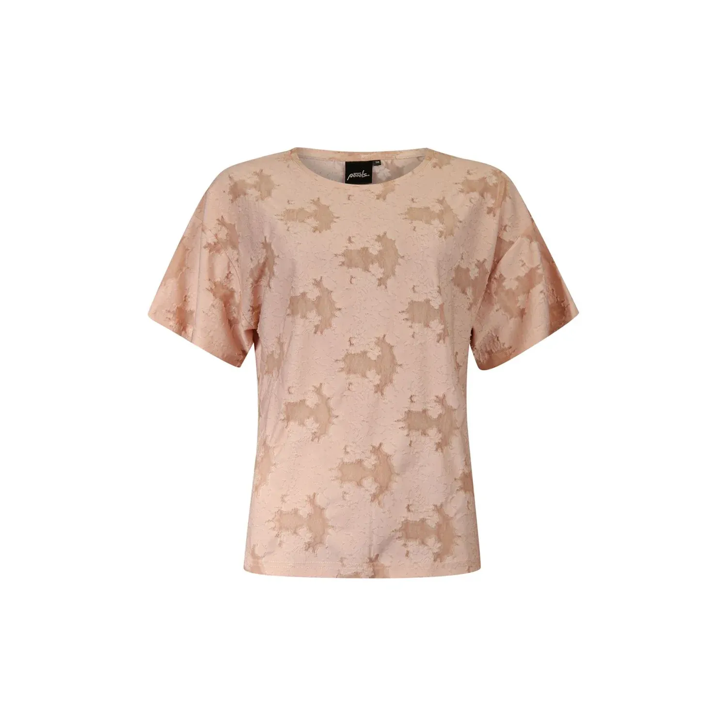 Poools T-shirt ausbrenner print