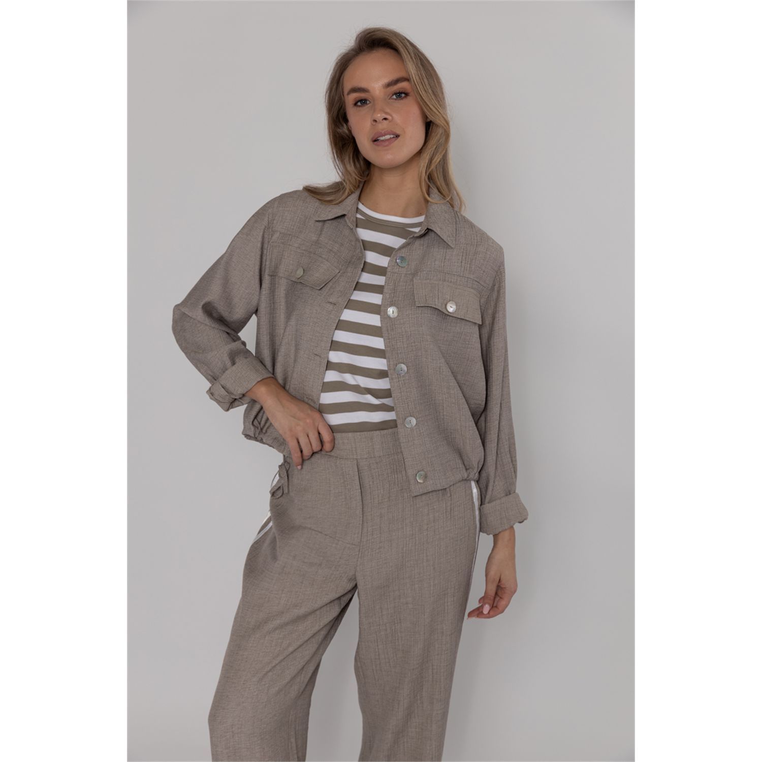 Poools jacket mêlee crinkle