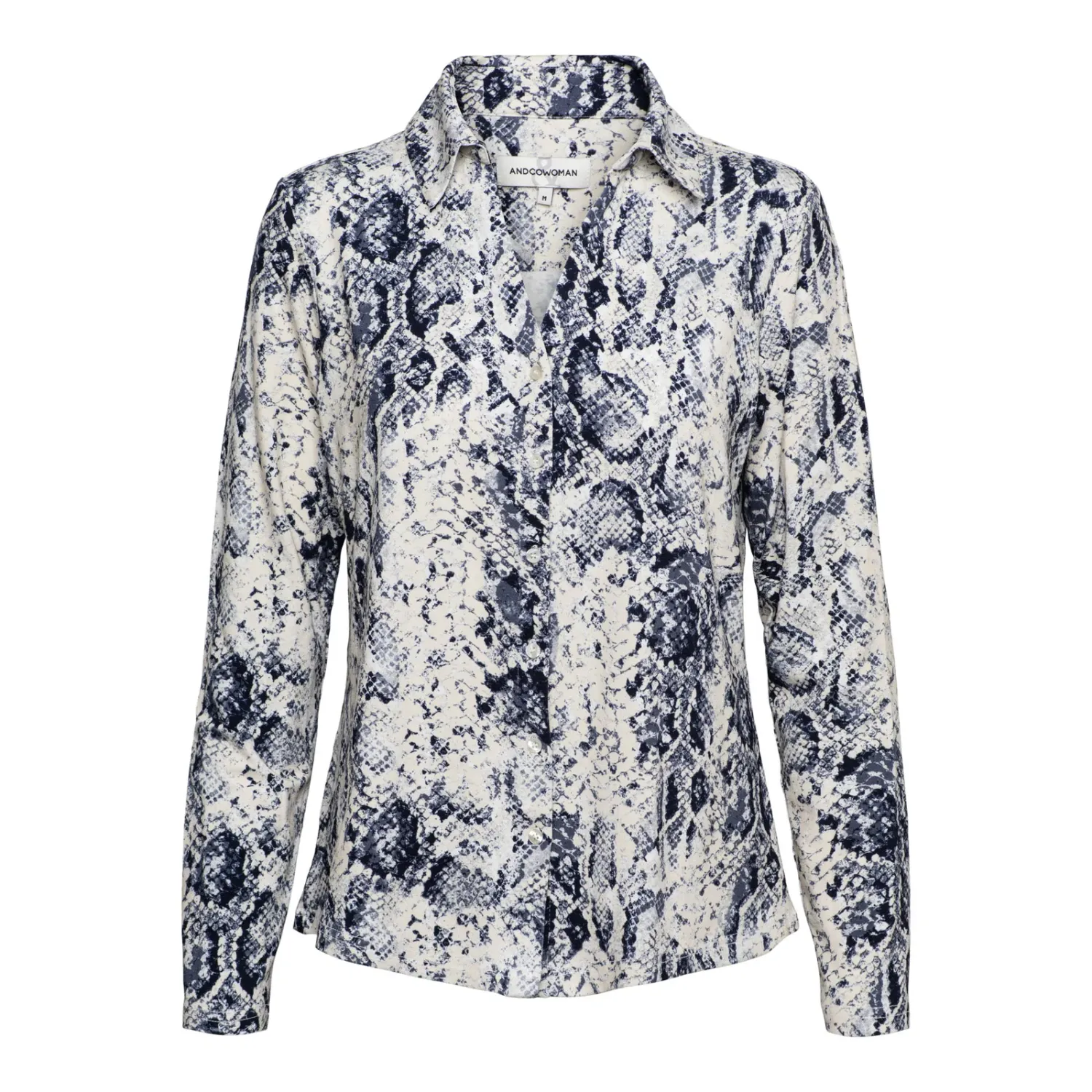 &amp;Co Woman blouse snake print