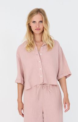 MSCW blouse uni rose