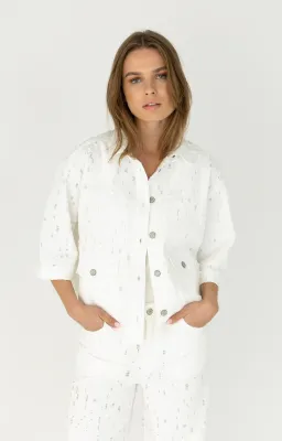 MSCW blouse opengewerkte details