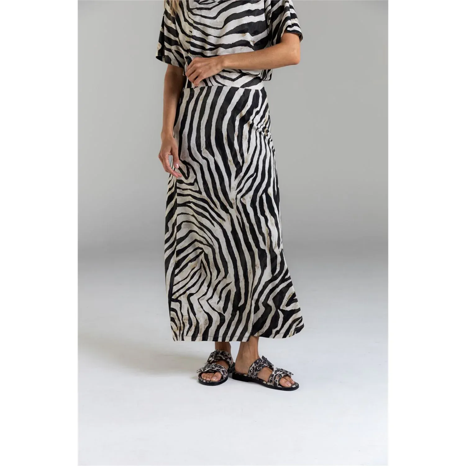 Poools rok zebra print