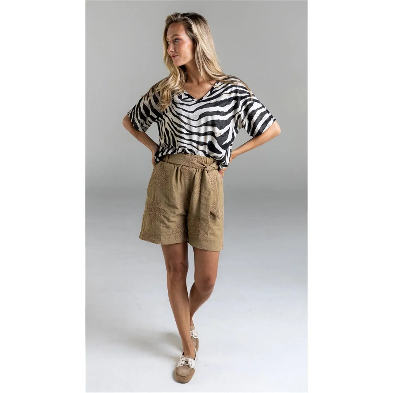 Poools two-ways shirt zebra