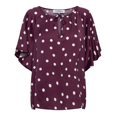 &amp;Co Woman blouson dot print