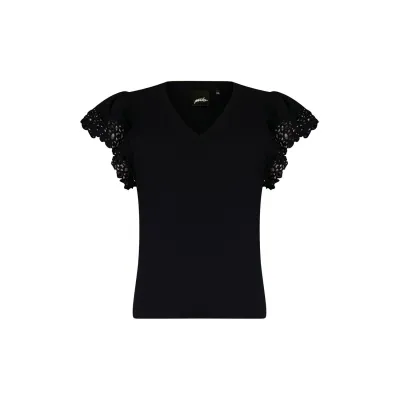 Poools shirt kanten kapmouw