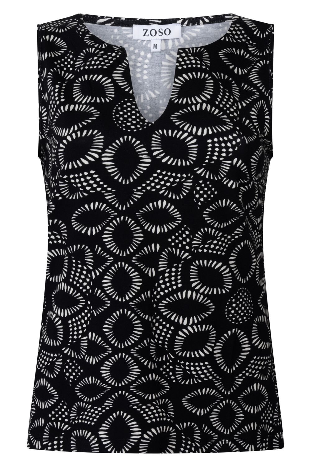 Zoso top print
