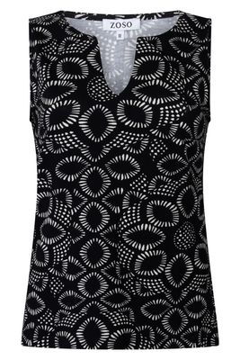 Zoso top print
