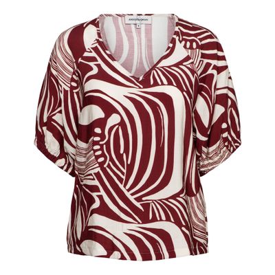 &amp;Co Woman top weave print