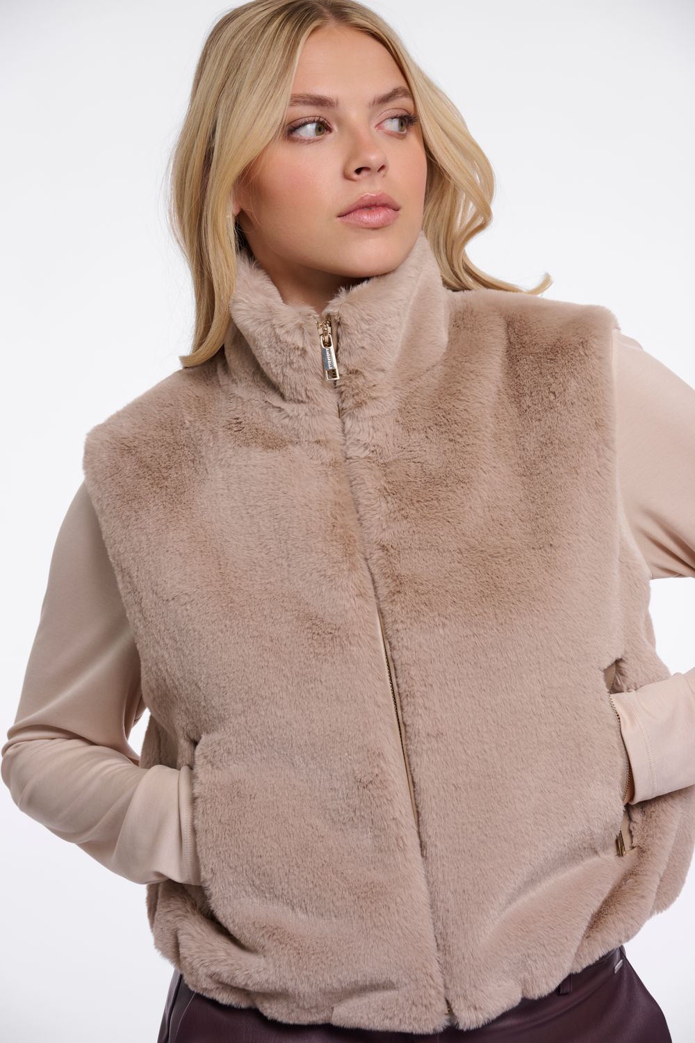 RINO&amp;PELLE faux-fur gilet