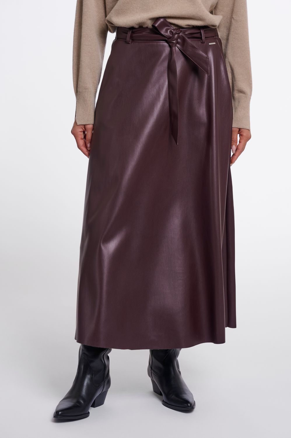 RINO&amp;PELLE rok faux leather