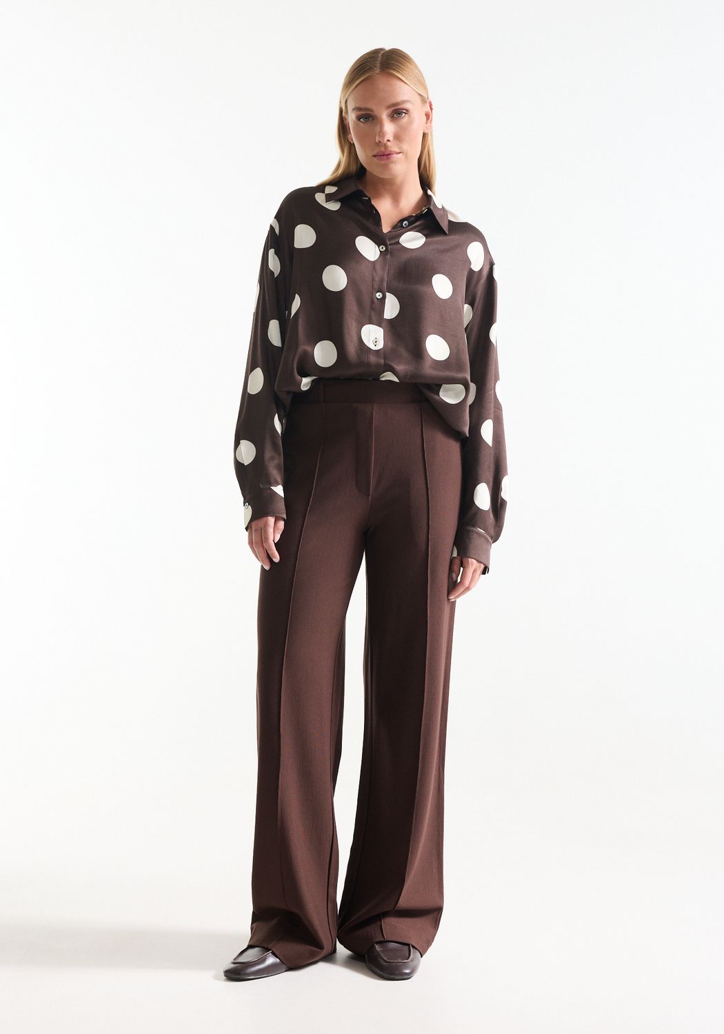 JNSN pantalon wide leg