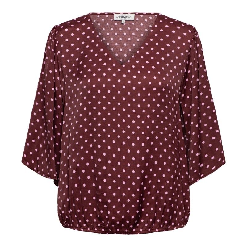 &amp;CO WOMAN blouson dots