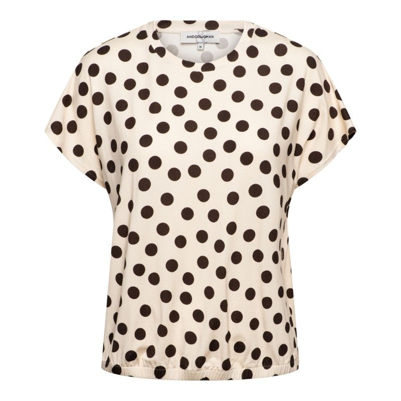 &amp;CO WOMAN shirt dots