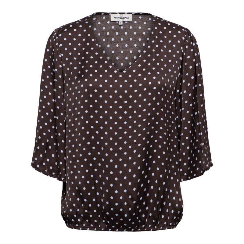 &amp;CO WOMAN blouson dots