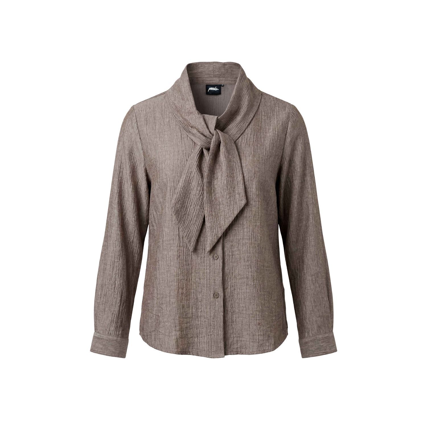 Poools crinkle blouse sjaal