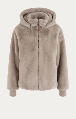 MSCW jacket faux-fur