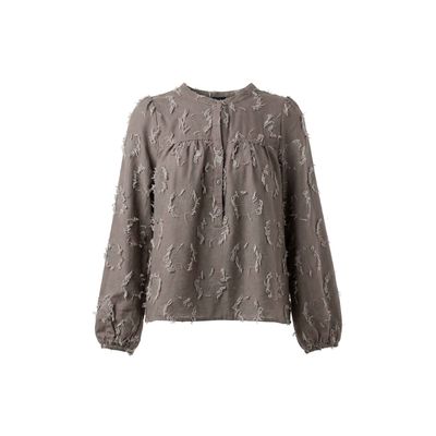 POOOLS blouson jacquard franjes