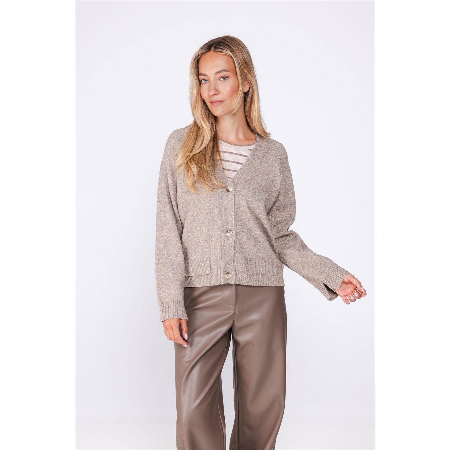 Poools vest pailletten