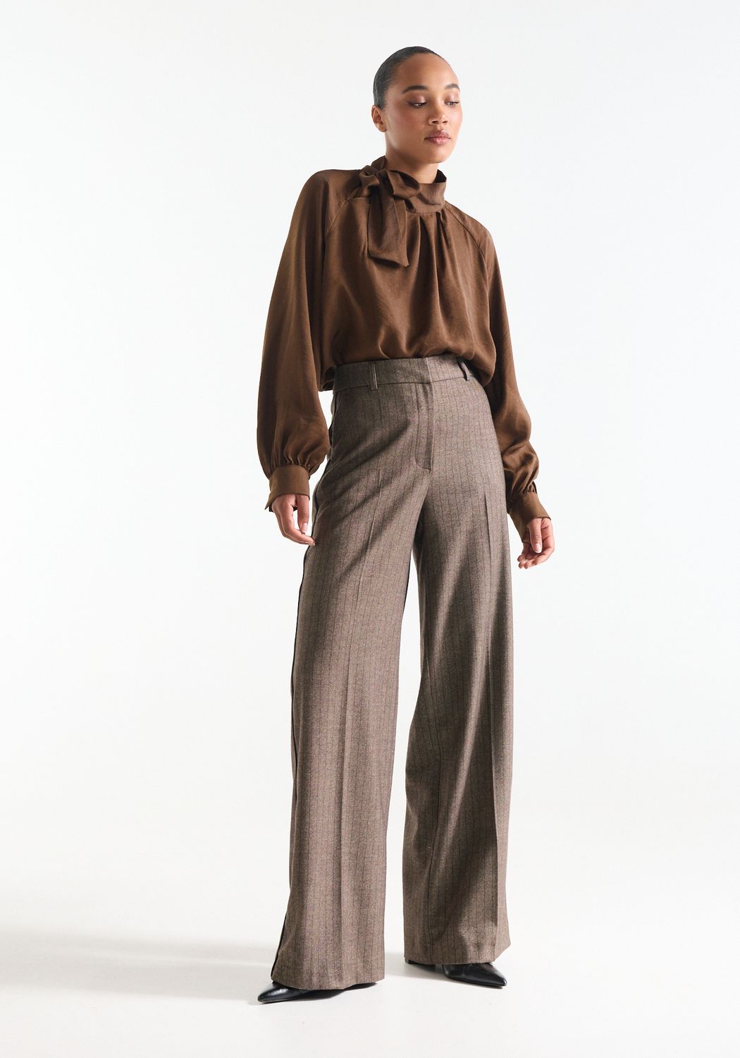 JNSN pantalon krijtstreep