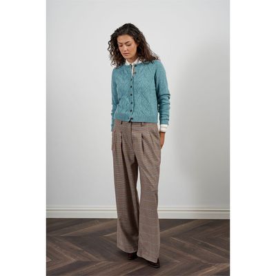 ANOTHER WOMAN pantalon pepita ruit