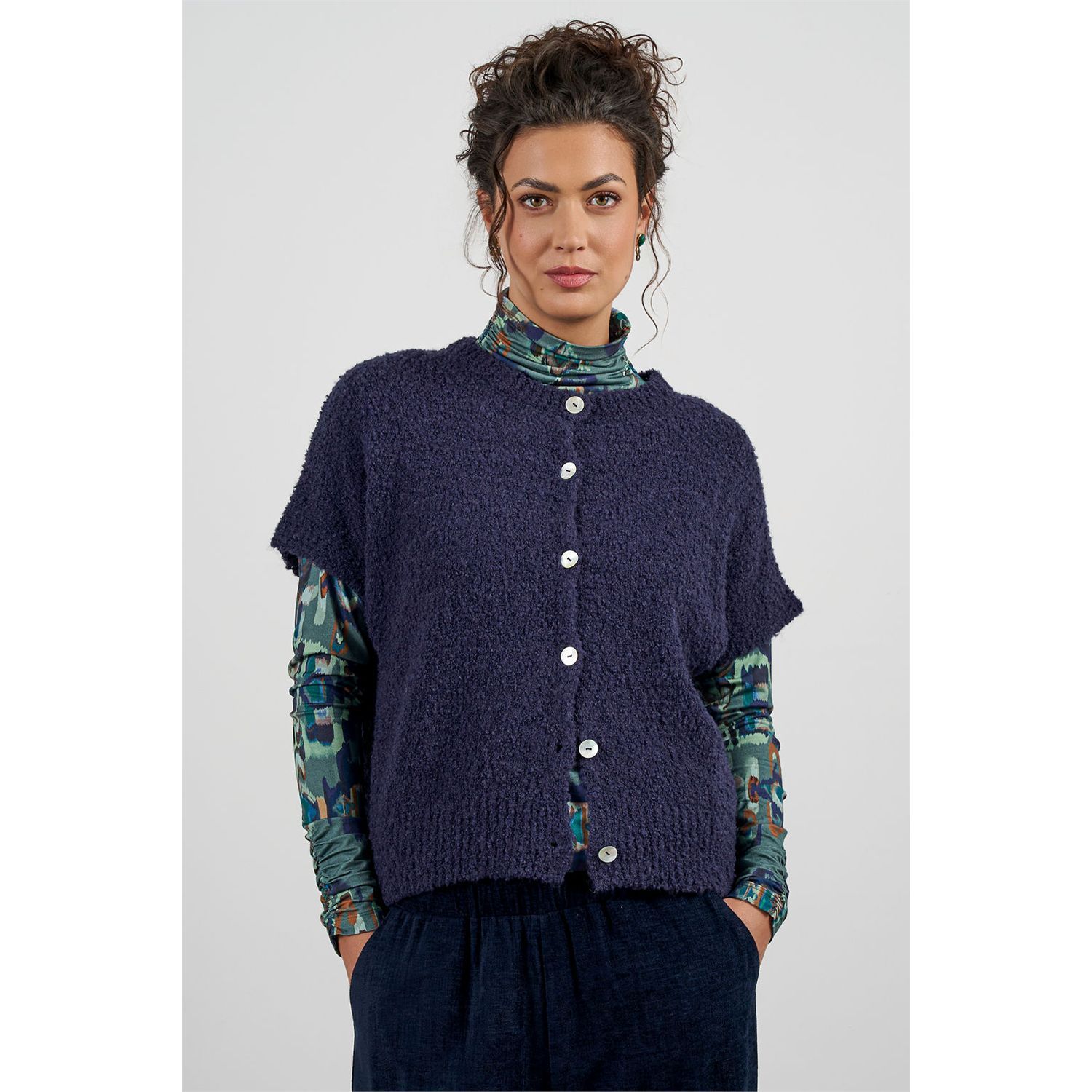 ANOTHER WOMAN vest korte mouw