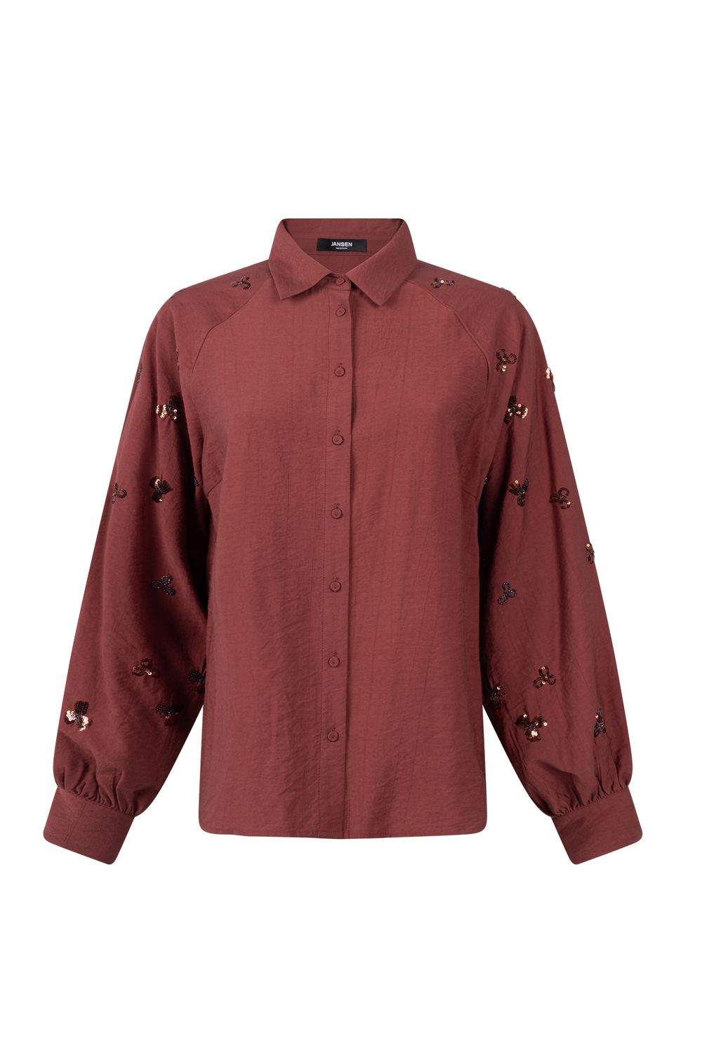 JNSN blouse pailletten details