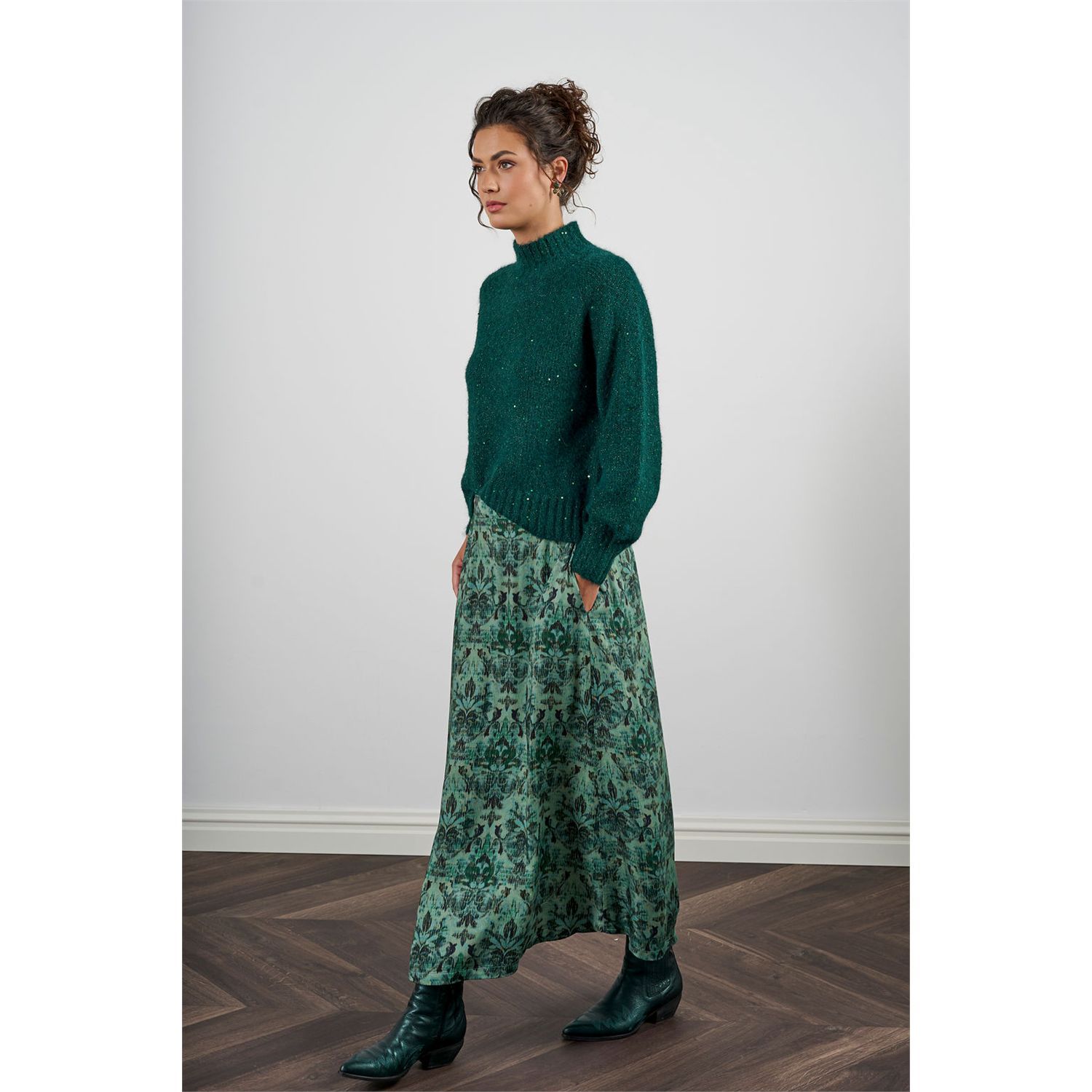 ANOTHER WOMAN rok print