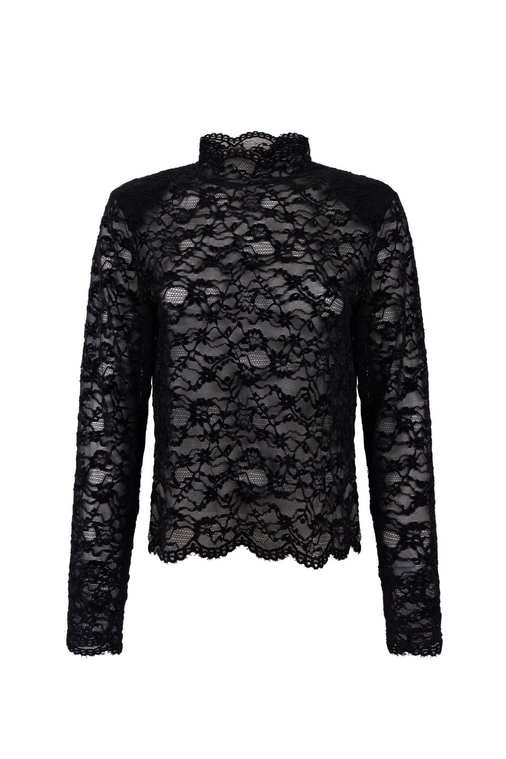JNSN kanten shirt col