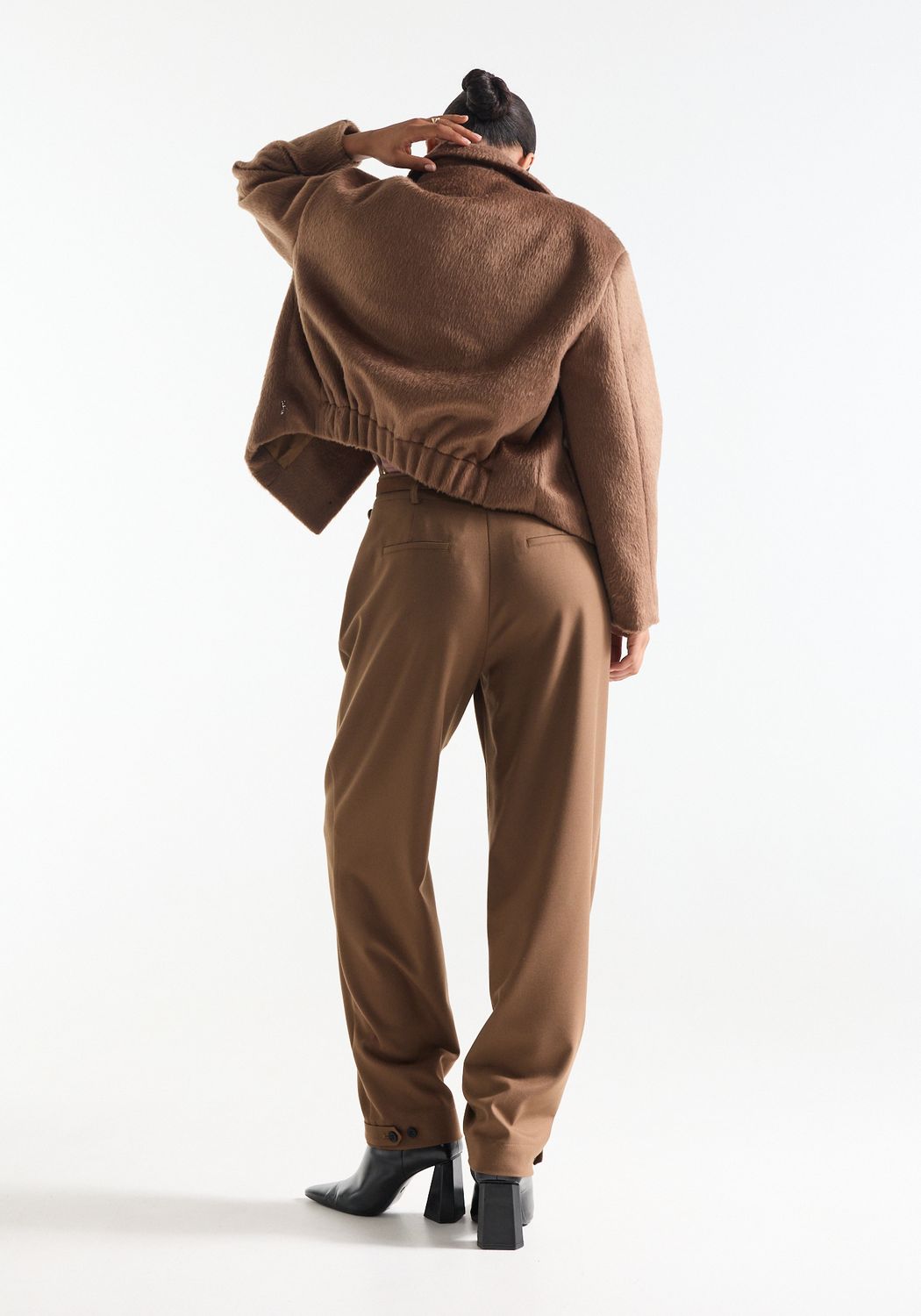 JNSN pantalon plooidetail