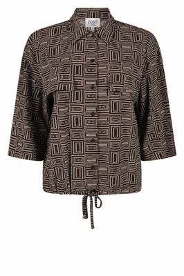 Zoso blouse travel print