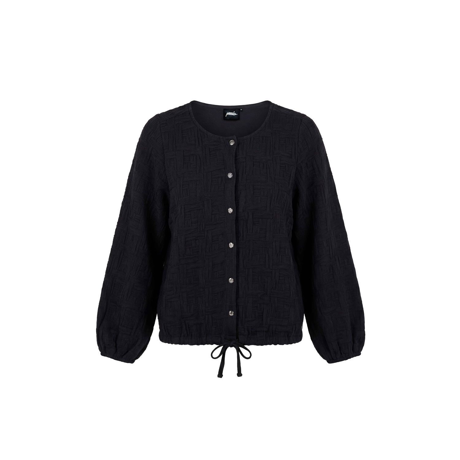POOOLS blouse structuur ruit