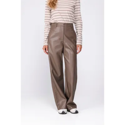 POOOLS broek leather look