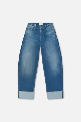 ETIQUETT barrel jeans omslag