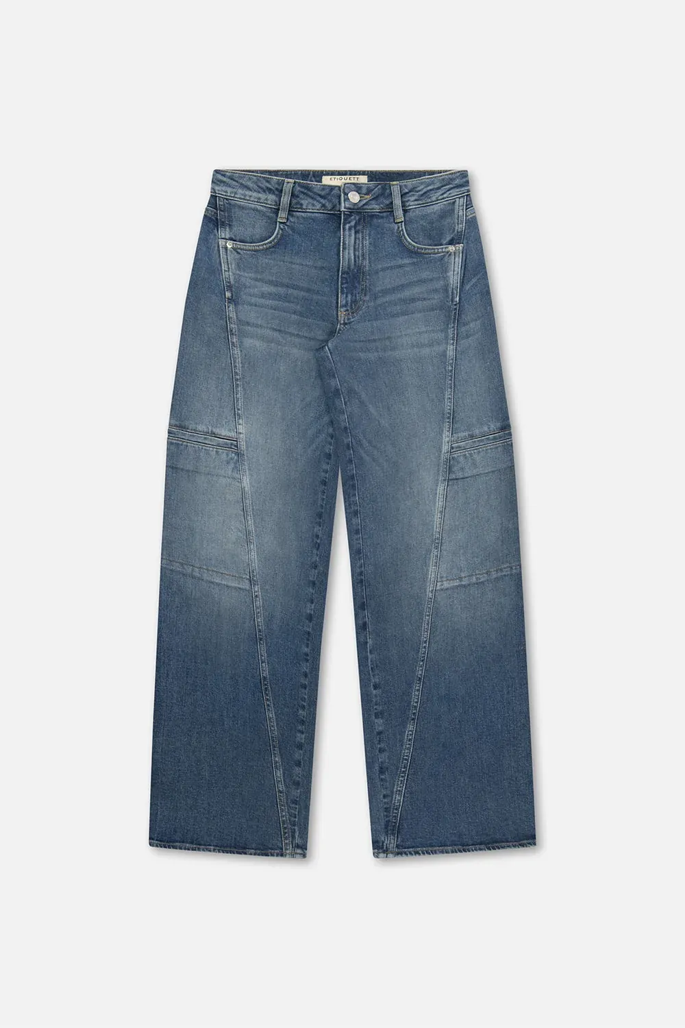 ETIQUETT jeans wide leg cargozakken