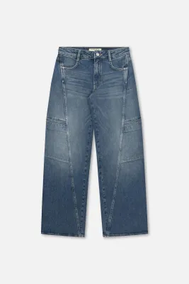 ETIQUETT jeans wide leg cargozakken