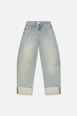 ETIQUETT barrel jeans omslag