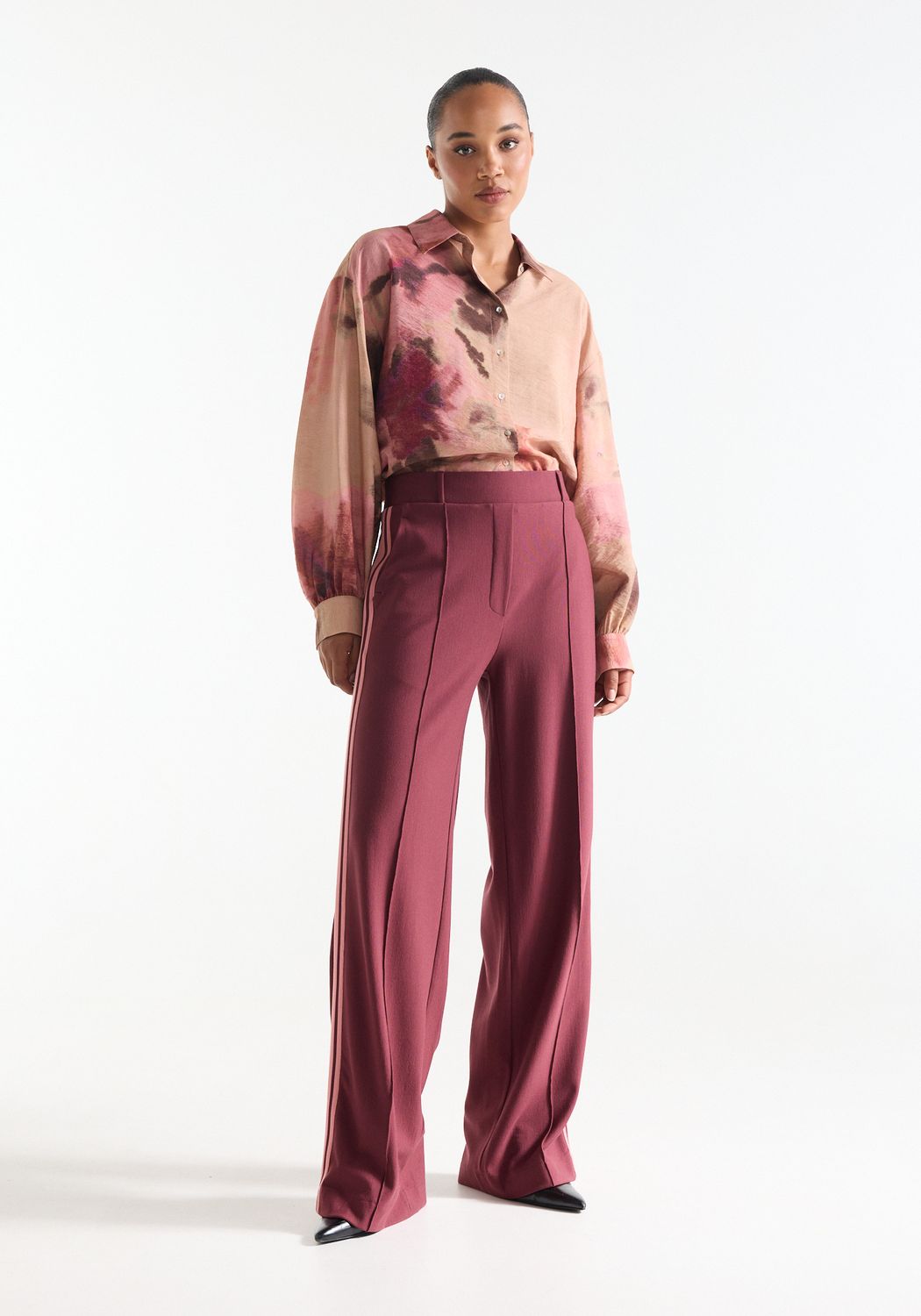 JNSN pantalon met streepdetail