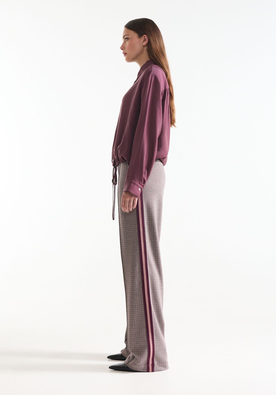 JNSN pantalon ruit zijstrepen