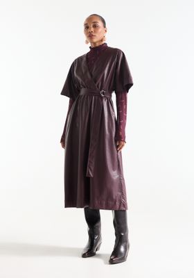 JNSN jurk leatherlook