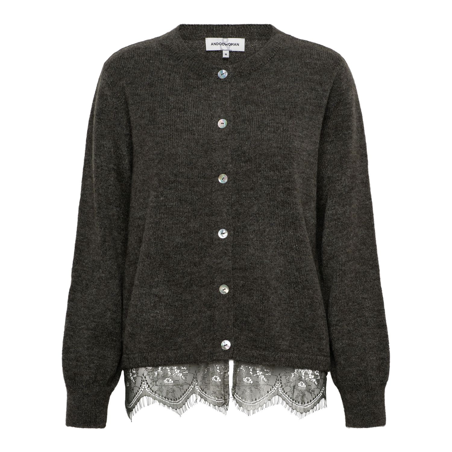 &amp;CO WOMAN vest kanten detail