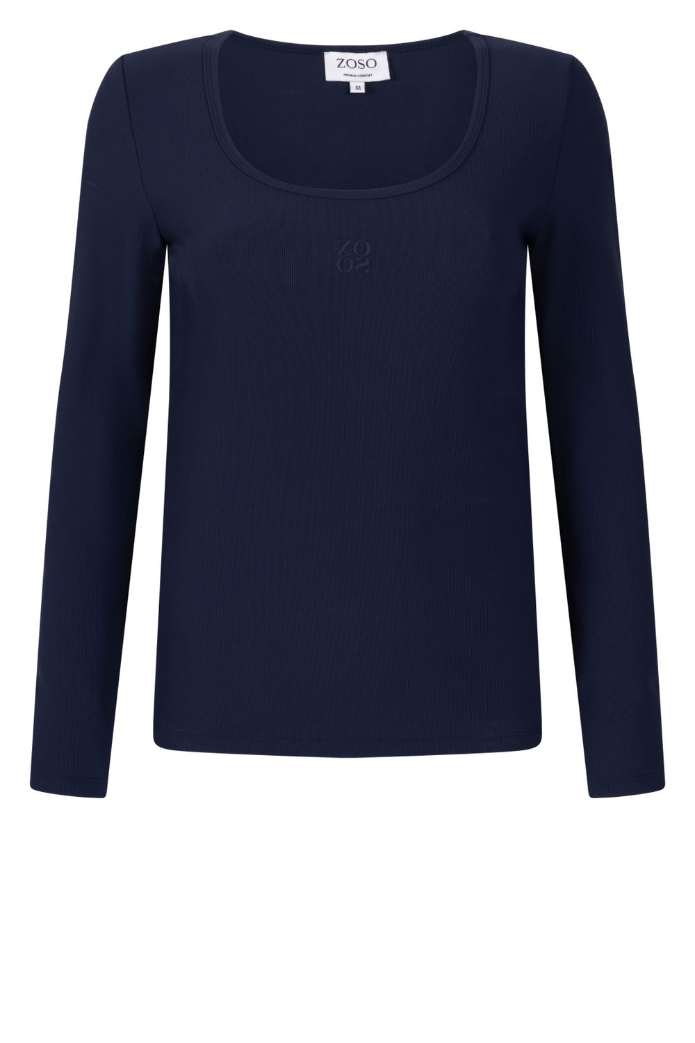 ZOSO shirt travel ribstructuur