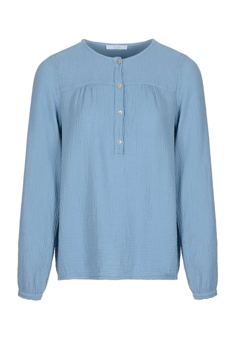 By-Bar 22212034 doppia blouse ashley blue