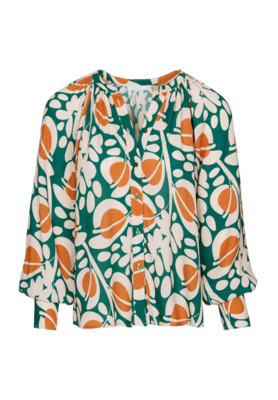 By-Bar Sofie indore print blouse