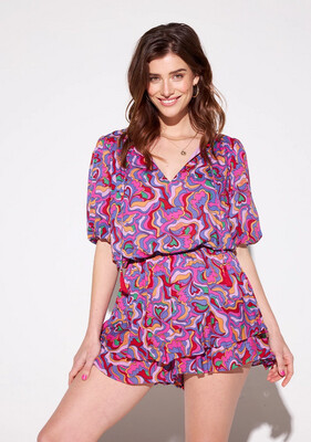 Harper&Yve Max SS23J101 MULTI PURPLE