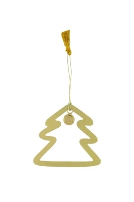 ZUSSS metalen hanger kerstboom goud