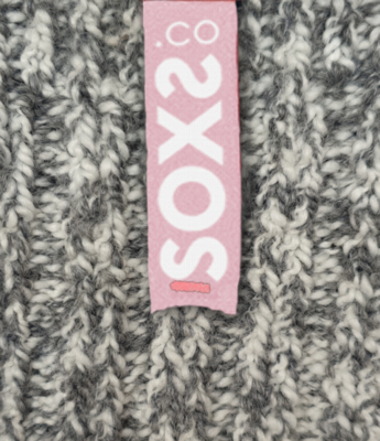SOXS - 3645 baby grijs pink maat 19-28