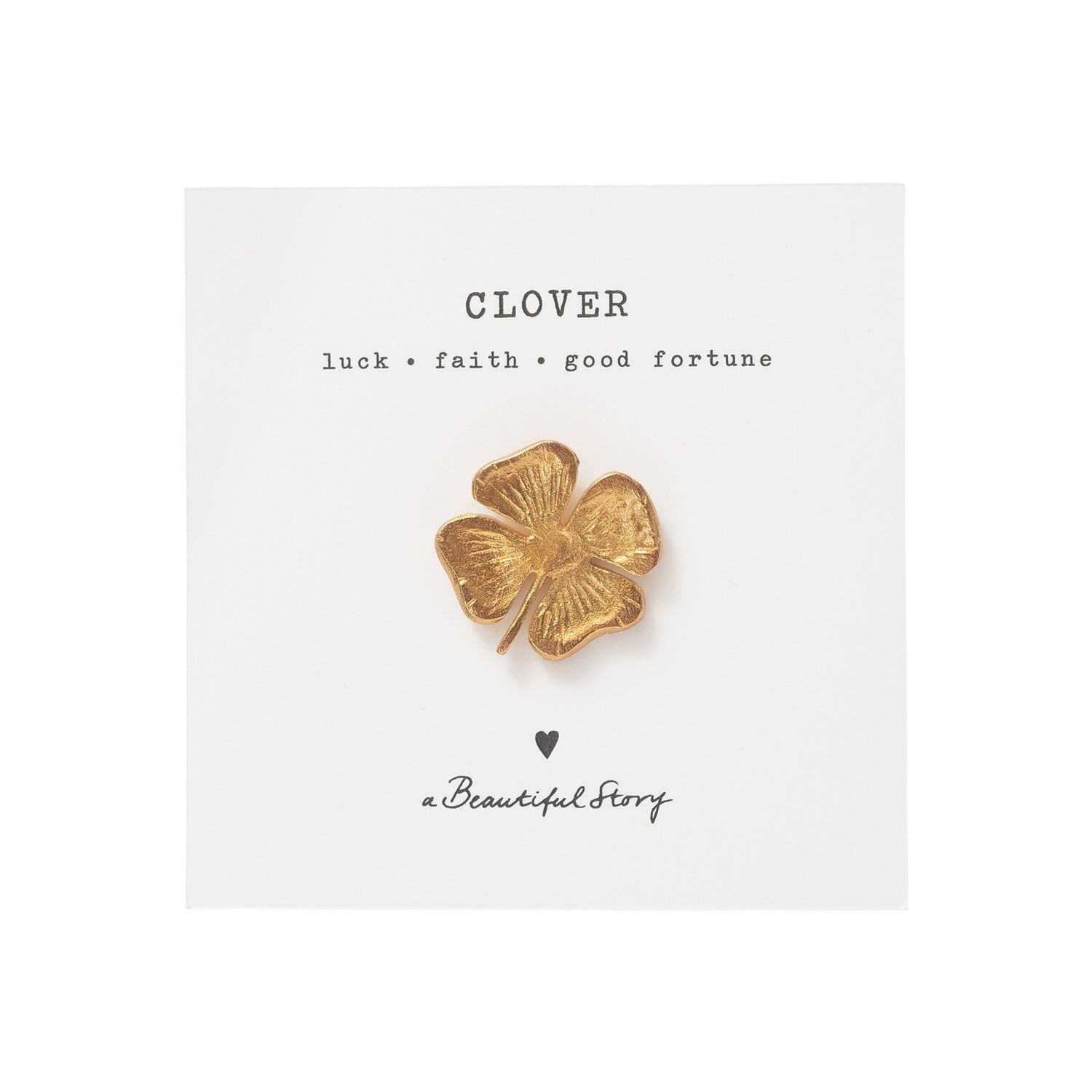 A Beautiful Story AW26825 Brooch Clover