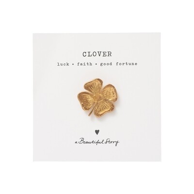 A Beautiful Story AW26825 Brooch Clover