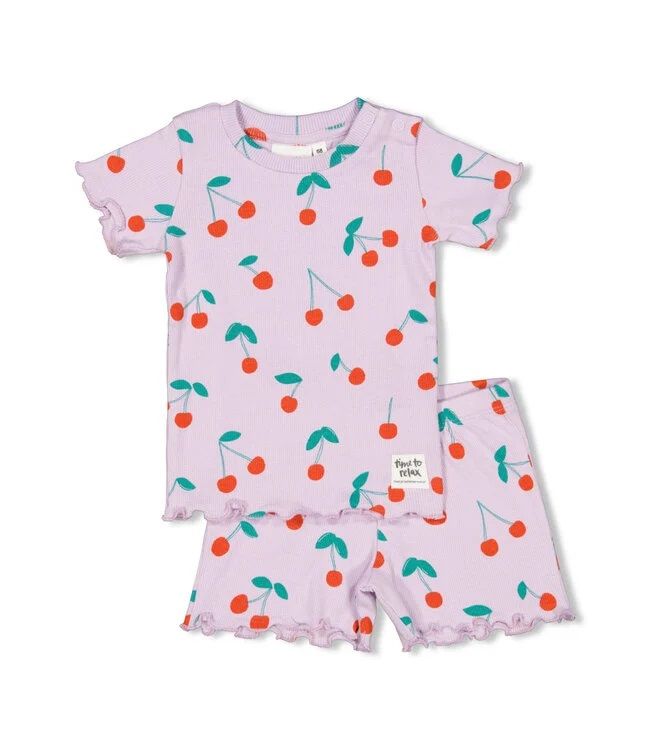 Feetje Pyjama Cherie Cherry 50500076 Lila 56 t/m 86